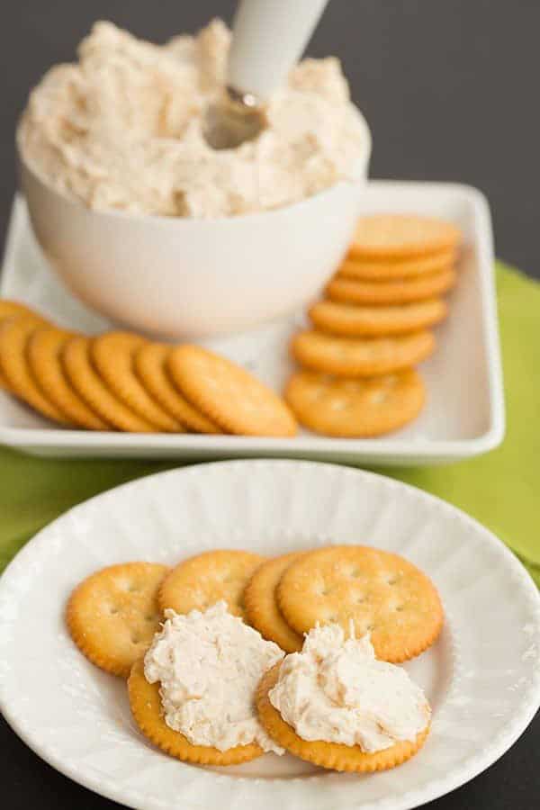 A vintage recipe for Chicken Spread/Dip using Underwood chicken. | browneyedbaker.com