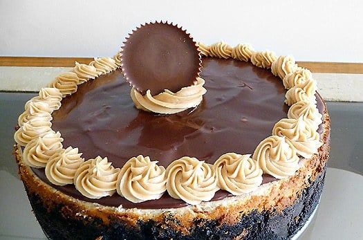 Whole peanut butter fudge cheesecake.