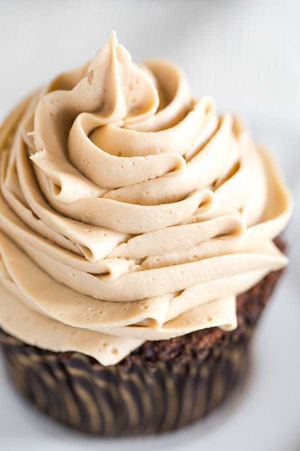 Mocha Cupcakes with Espresso Buttercream Frosting - An easy recipe and a perfect way to get your dessert and coffee fix all in one! | browneyedbaker.com