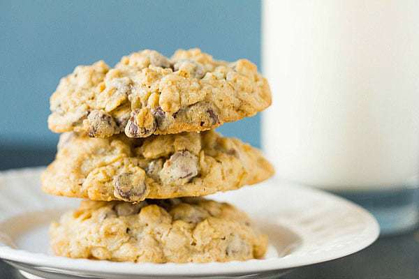 Oatmeal Chocolate Chip Cookies :: Top 10 List: Favorite Cookie Recipes | browneyedbaker.com