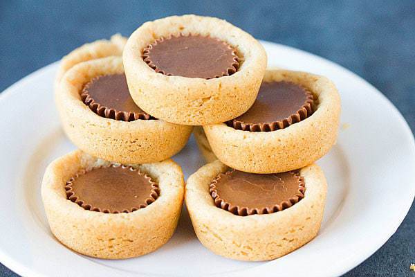 Peanut Butter Cup Cookies :: Top 10 List: Favorite Cookie Recipes | browneyedbaker.com
