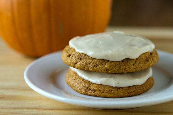 Pumpkin Cookies with Brown Butter Icing :: Top 10 List: Favorite Cookie Recipes | browneyedbaker.com