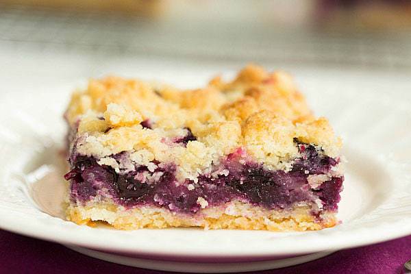 Top 10 Best Bar Recipes >> Blueberry Crumb Bars | browneyedbaker.com
