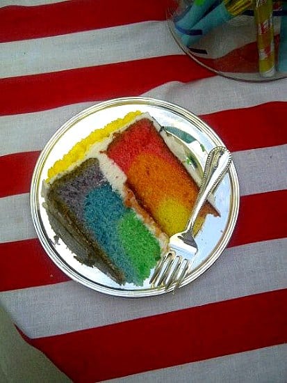 How to Make a Rainbow Cake