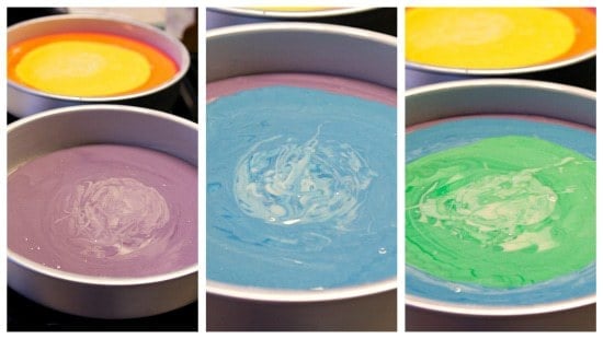 How to Make a Rainbow Cake