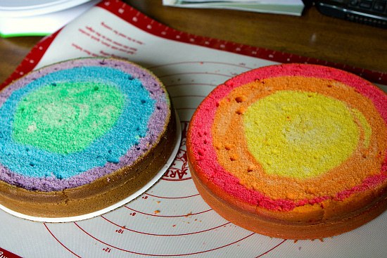 How to Make a Rainbow Cake