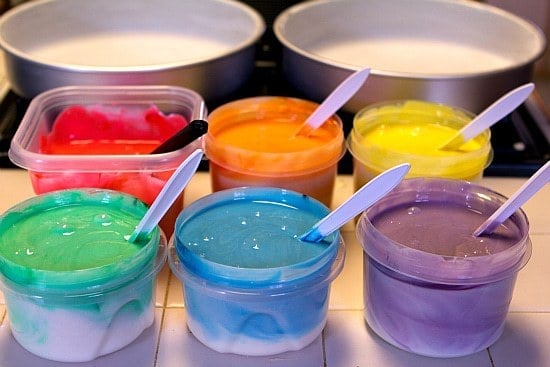 How to Make a Rainbow Cake