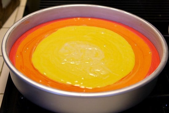 How to Make a Rainbow Cake