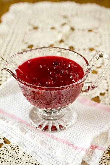 Homemade Cranberry Sauce