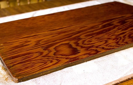 After the beeswax cream application