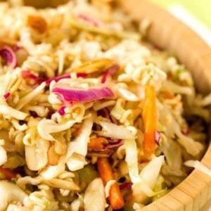 Chinese Coleslaw - An easy side dish perfect for summer picnics or light lunches!