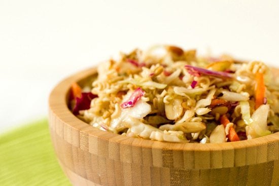 Chinese Coleslaw - An easy side dish perfect for summer picnics or light lunches! 