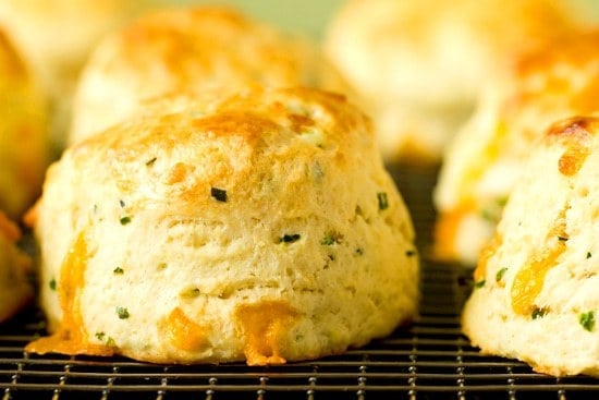 Cheddar, Jalapeno & Chive Biscuits
