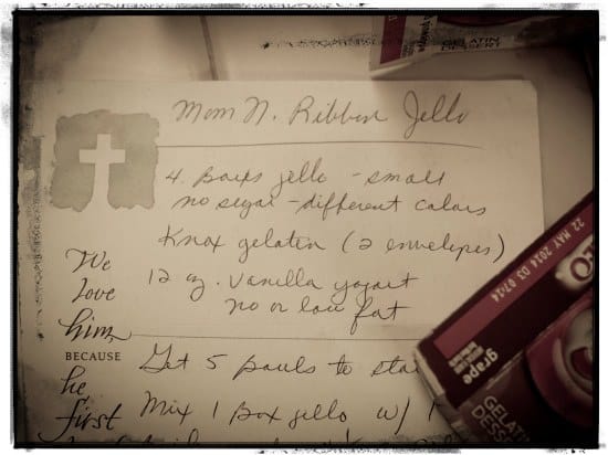 Rainbow Ribbon Jello - A gorgeous dessert and one of my grandma's signature recipes!