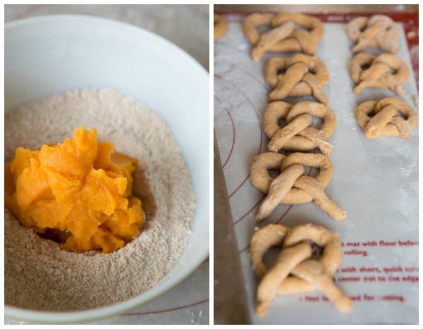 Sweet Potato Pretzel Dog Treats