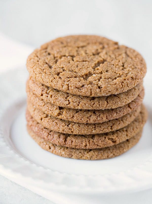 Soft and Chewy Molasses Cookies