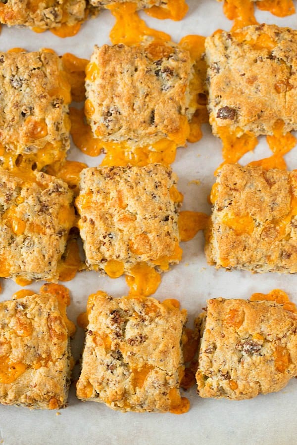 Sausage-Cheddar Biscuits