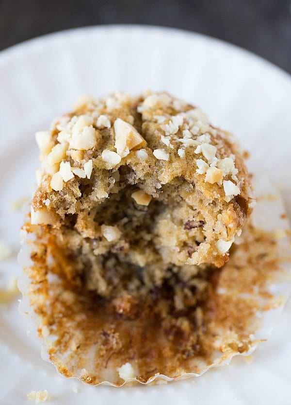Banana-Macadamia Nut Muffins
