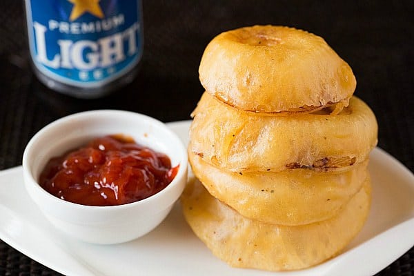 Beer-Battered Onion Rings