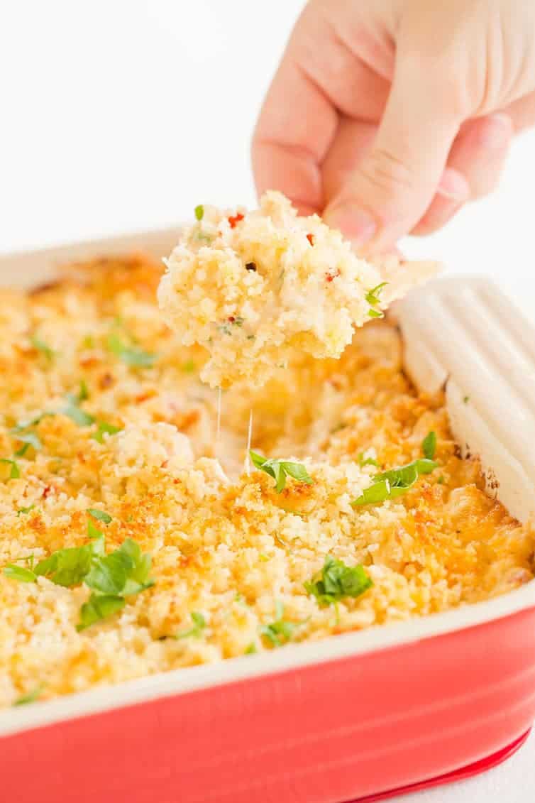 Crab Dip - Grab a tortilla chip and take a big ol' scoop!