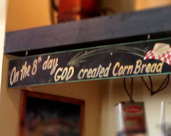 On the 8th Day, God created Corn Bread