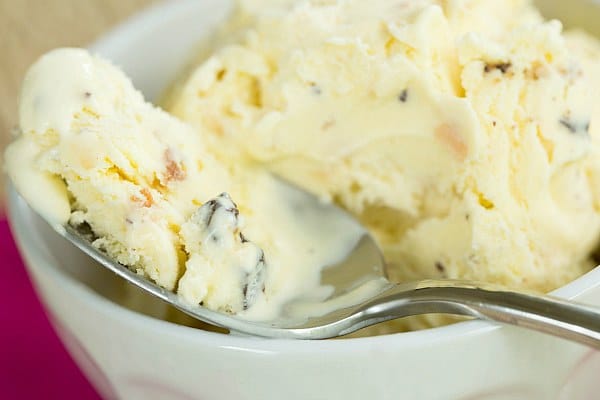 Toasted Coconut Dark Chocolate Chunk Ice Cream by @browneyedbaker :: www.browneyedbaker.com