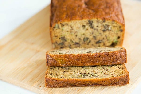Zucchini-Banana Bread Recipe by @browneyedbaker :: www.browneyedbaker.com