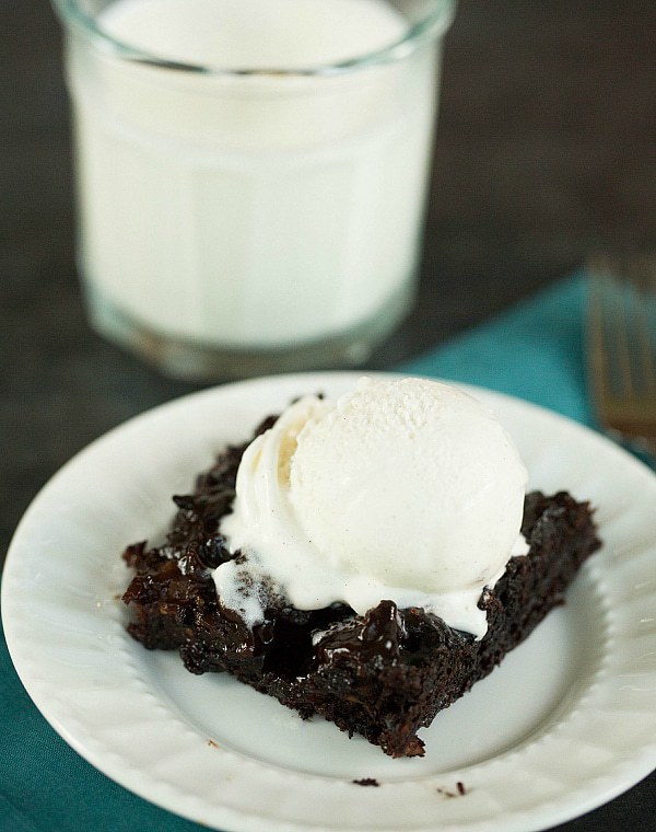 Hot Fudge Pudding Cake Recipe by @browneyedbaker :: www.browneyedbaker.com