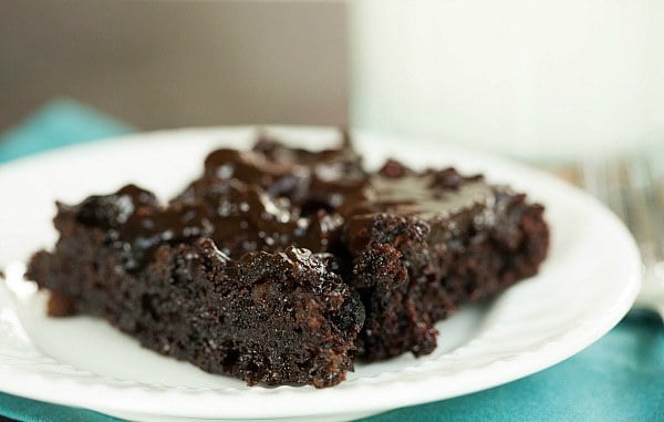 Hot Fudge Pudding Cake Recipe by @browneyedbaker :: www.browneyedbaker.com