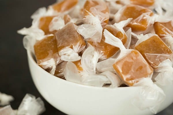 Apple Cider Caramels by @browneyedbaker :: www.browneyedbaker.com