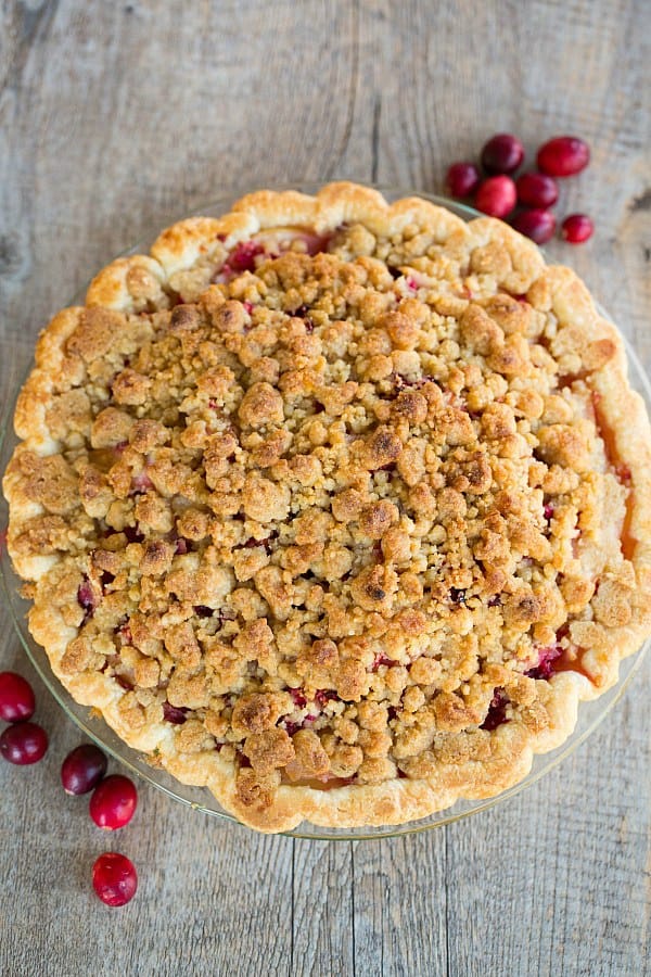 Cranberry-Ginger Pear Pie by @browneyedbaker :: www.browneyedbaker.com