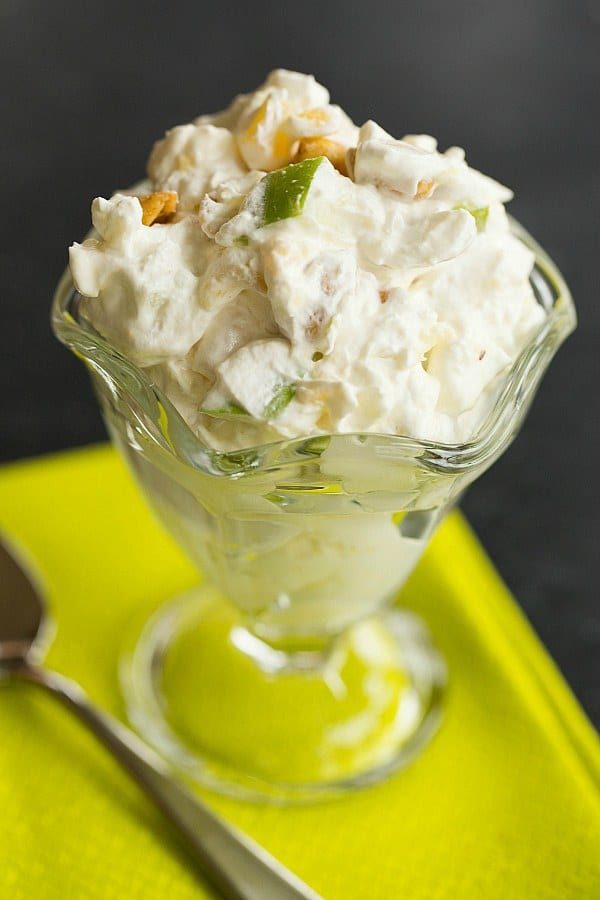 Taffy Apple Salad by @browneyedbaker :: www.browneyedbaker.com