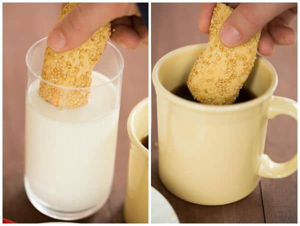 Italian Sesame Seed Cookies (Giugiuleni) by @browneyedbaker :: www.browneyedbaker.com