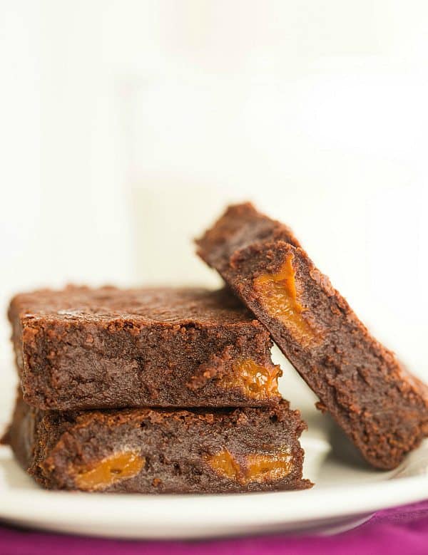 Dulce de Leche Brownies by @browneyedbaker :: www.browneyedbaker.com