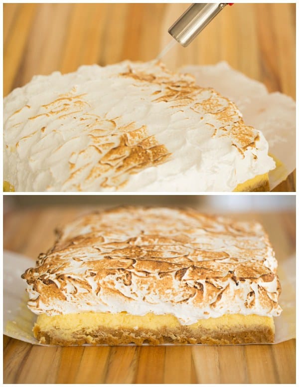 Sky-High Lemon Meringue Bars by @browneyedbaker :: www.browneyedbaker.com
