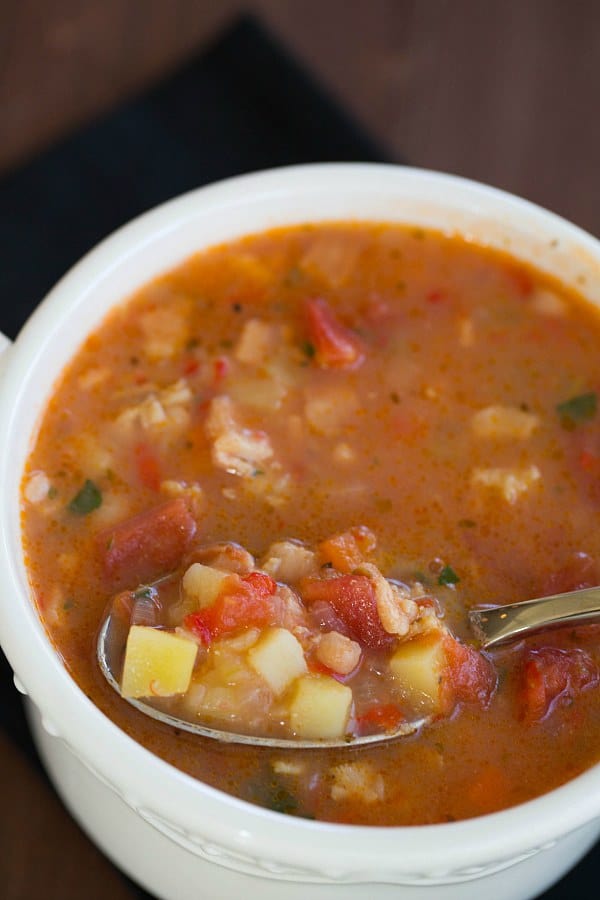 Manhattan Clam Chowder - hearty and full of flavor!