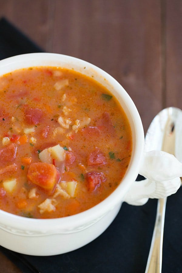Manhattan Clam Chowder - hearty and full of flavor!