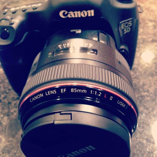 New Canon 85mm 1.2 lens