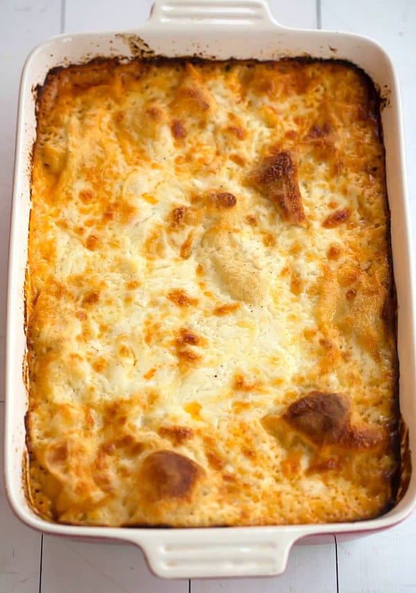 Cheesy Lasagna Bolognese | browneyedbaker.com #recipe #pasta