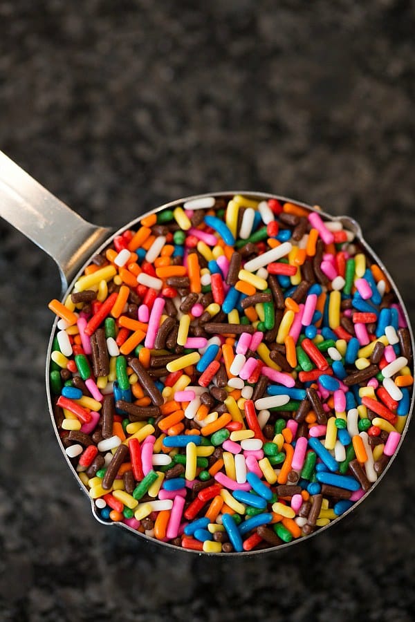 Homemade Funfetti Cupcakes (from scratch!) | browneyedbaker.com #recipe #cupcakes