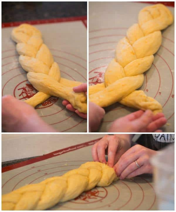 Greek Easter Bread [Tsoureki] | browneyedbaker.com #recipe #Greek #Easter