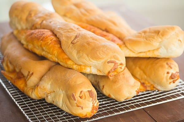 Pepperoni Bread, a.k.a. Pepperoni Rolls | browneyedbaker.com #recipe