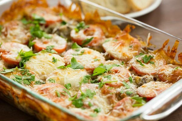 Marinated and Baked Portobello-Tomato Appetizer | browneyedbaker.com