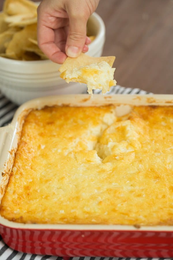 Vidalia Onion Dip | browneyedbaker.com #recipe