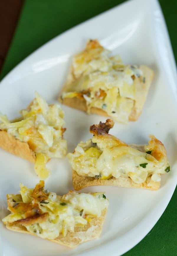 Artichoke-Fontina Dip | browneyedbaker.com #recipe