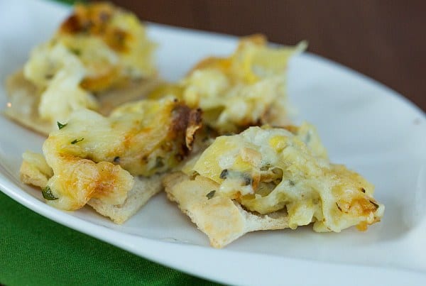 Artichoke-Fontina Dip | browneyedbaker.com #recipe