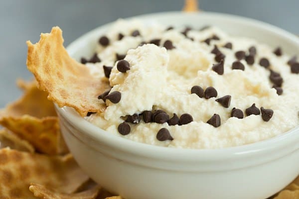 Cannoli Dip | browneyedbaker.com #recipe