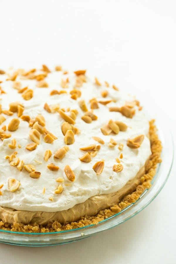 No-Bake Peanut Butter Lover's Pie | browneyedbaker.com #recipe