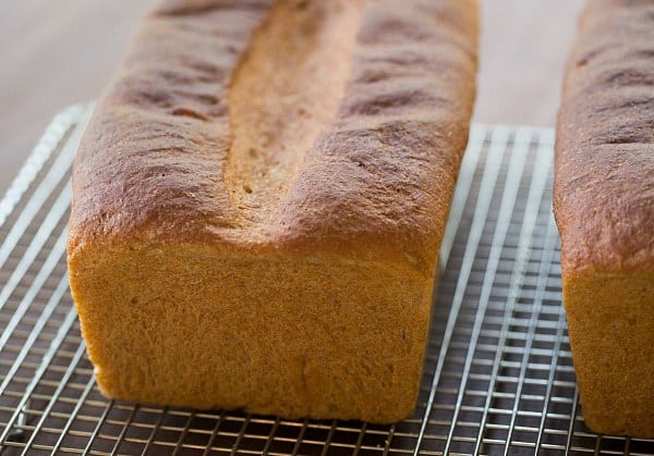 Whole Wheat Sandwich Bread | browneyedbaker.com #recipe #baking