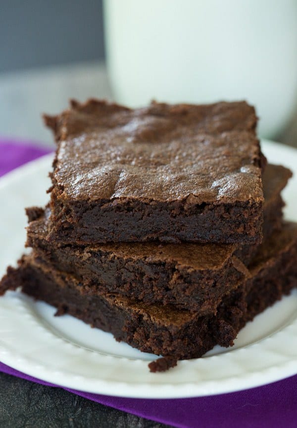 Zingerman's Black Magic Brownies | browneyedbaker.com #recipe